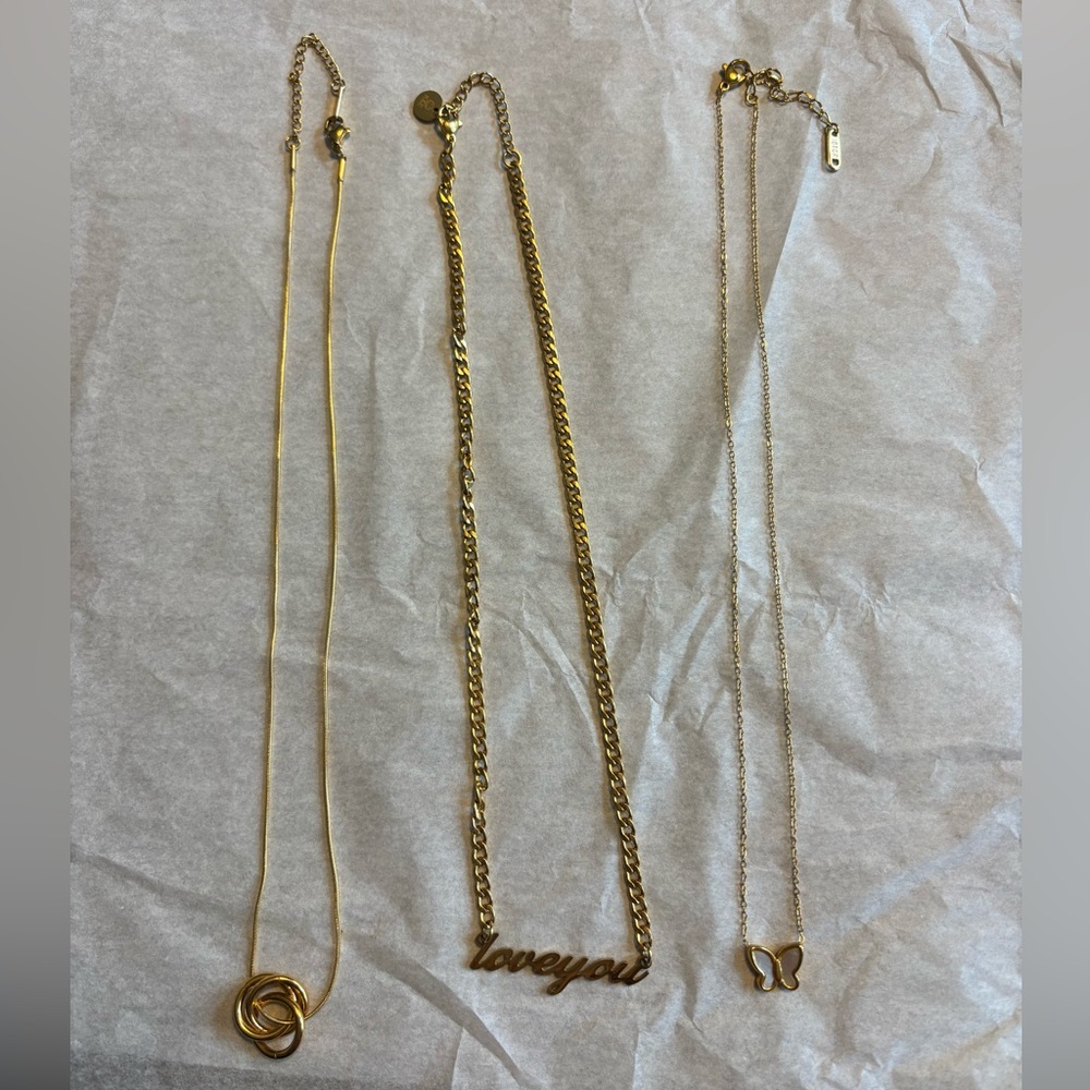 Evry Jewels Stainless Steel Necklace BUNDLE